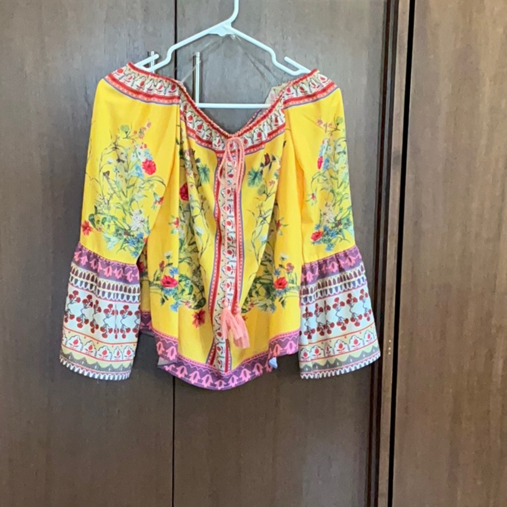 Umgee Multicolor Floral Blouse